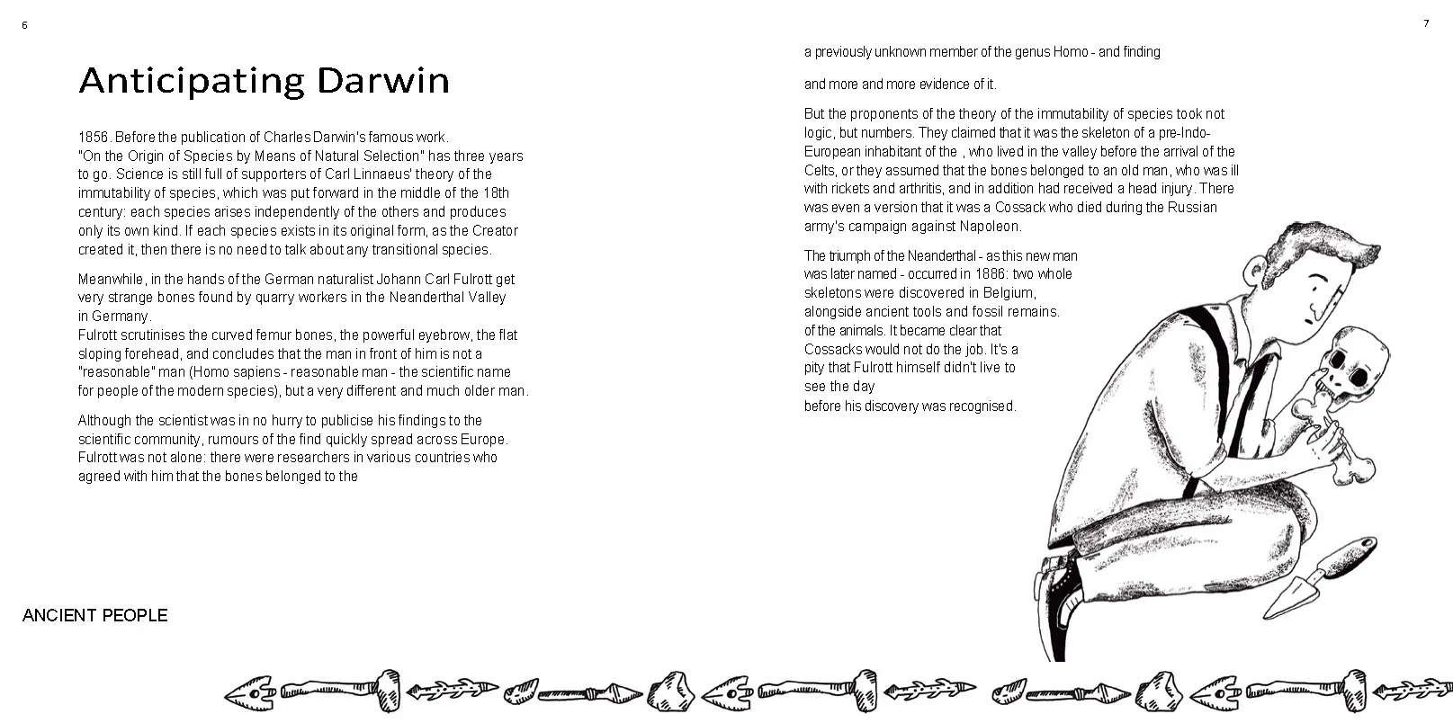 Spread from Archaeology. Famous Discoveries (8)