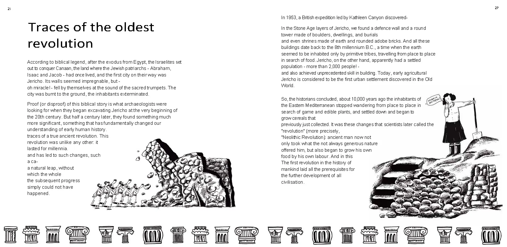 Spread from Archaeology. Famous Discoveries (15)