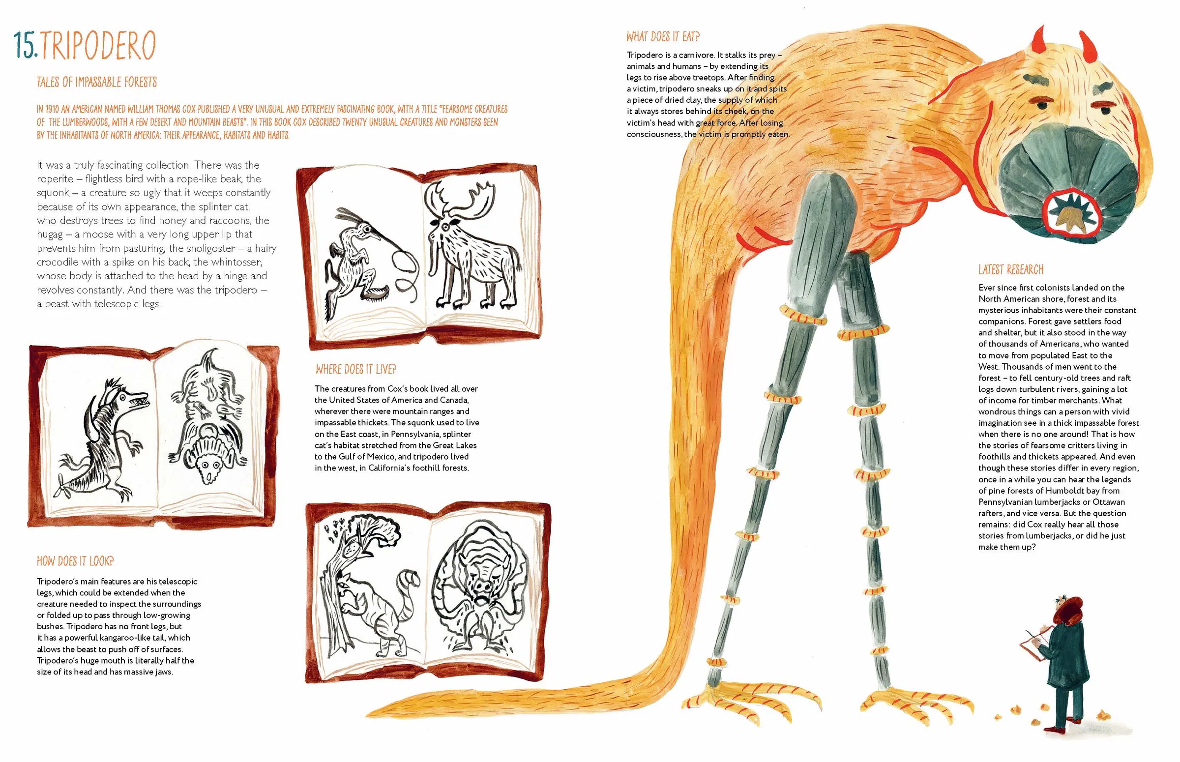 Spread from Fantastic Animals All Over the World (2)