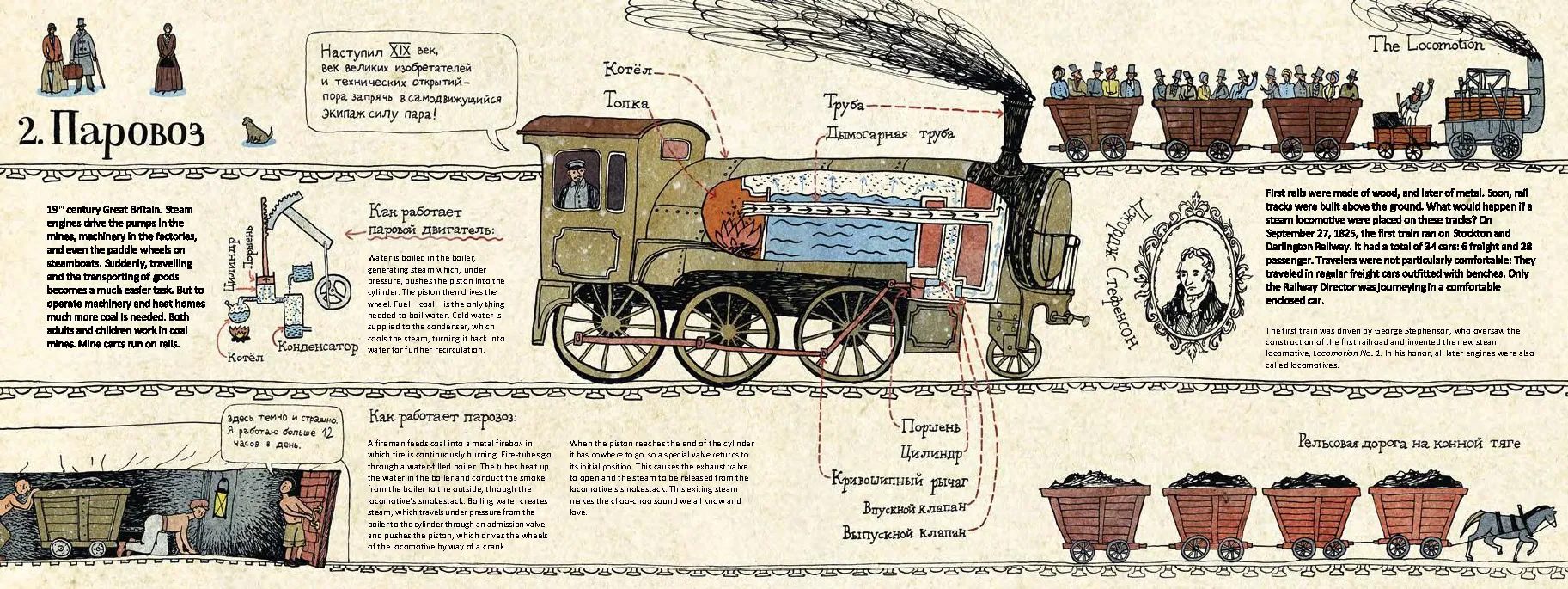 Spread from The Metro. Under and Above the Ground (6)