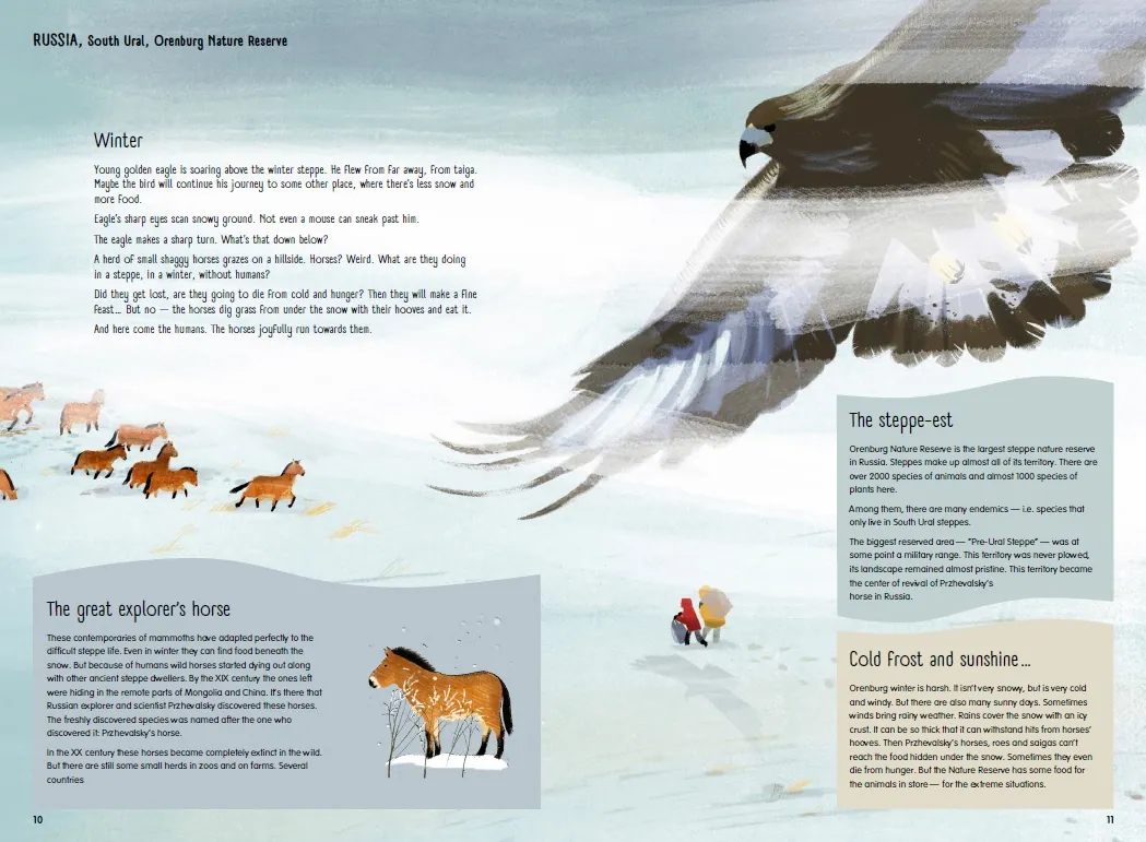Spread from The Steppe, Prairie, and Pampa (2)