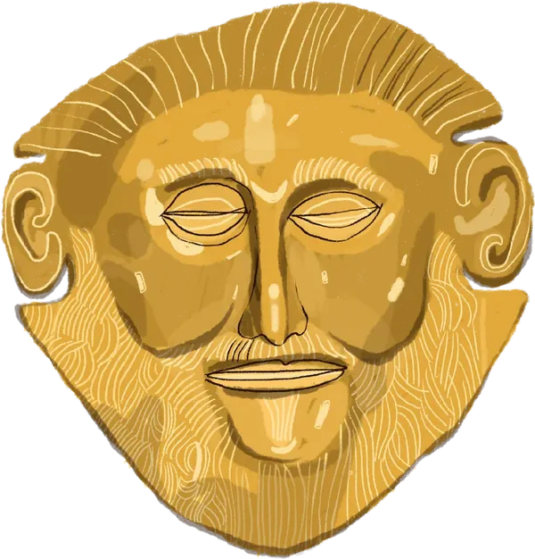 Illustration: the Mask of Agamemnon